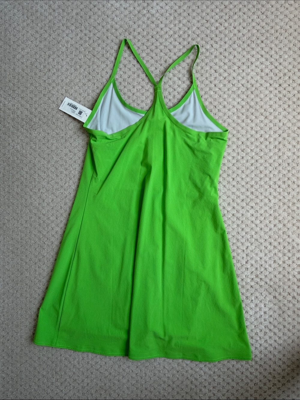 Outdoor Voices Neon Green Racerback Active Dress - Picture 4 of 4